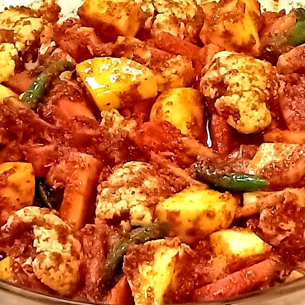 Homemade Pachranga Achar